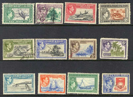 Gilbert & Ellice Is 1939 KGVI Defins MH/FU Lot11196 - Gilbert & Ellice Islands (...-1979)