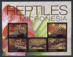 Micronesia 2011 Reptiles Of Micronesia MS MUH - Mikronesien