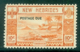 New Hebrides (Br) 1938 Postage Dues Opts 10c MUH - Usati