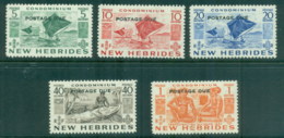 New Hebrides (Br) 1953 Postage Dues Opts MLH - Ungebraucht