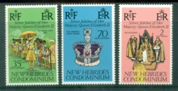 New Hebrides (Br) 1977 QEII Silver Jubilee MUH - Unused Stamps