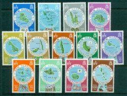 New Hebrides (Br) 1977-78 Island Maps MUH - Nuovi