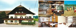 HENNDORF Wallersee Salzburg Gasthaus GERSBACH Doppel-Werbekarte - Henndorf Am Wallersee