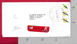 BUSTA VG ARGENTINA - RACCOMANDATA - Affrancatura Mista - 12 X 24 - ANN. 1999 CAMPANA - CHIOGGIA CENTRO - Cartas & Documentos