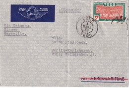 TOGO 1939 PLI AERIEN DE LOME - Cartas & Documentos