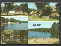 Deutschland DDR Ansichtskarte KAGAR Kr. NEURUPPIN (gesendet, Mit Briefmarken) - Neuruppin