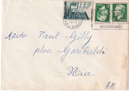 MONACO  1953 LETTRE DE MONTE-CARLO - Briefe U. Dokumente