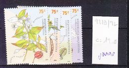 TIMBRE. ...............ARGENTINE FLEURS N° 2219/2222 - Unused Stamps