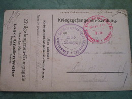 Courrier De Prisonnier Français En Détenu Au KRIEGSGEFANGENEN-SENDUNG - Grafenwoehr