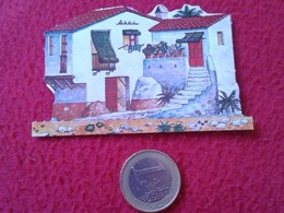 SPAIN. ANTIGUO CROMO DE CARTÓN TROQUELADO MIS CASITAS EDICIONES ESTE 1981 Nº 11 ALQUERÍA MURCIANA MURCIA ESPAÑA ESPAGNE - Otros & Sin Clasificación