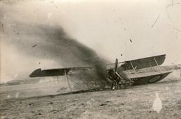 (76)  CPA  Photo Accident D'avion  (Bon Etat) - Ongevalen