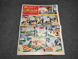 RARE ANTIQUE DISNEY MICKEY MOUSE WEEKLY NEWSPAPER 3 OF MARCH 1953 - Altri & Non Classificati