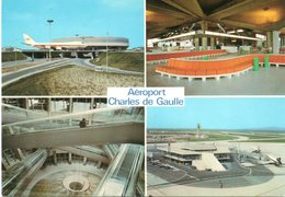 ROISSY-EN-FRANCE : Aéroport Charles-de-Gaulle. L'aérogare Et L'un Des 7 Satélites - Roissy En France