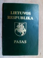Passport From Lithuania 1993 - Historische Documenten