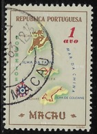 Macau Macao – 1956 Maps 1 Avo Used Stamp - Used Stamps