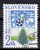 SK+ Slowakei 1994 Mi 192-93 207 Nichtraucher, Fußball-WM, Weihnachten - Usados