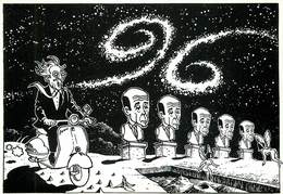 Illustrateurs - Illustrateur Claude Henri Fournerie - 1996 L'année Bulleuse - Scooters - Scooter - Autographe -Signature - Otros & Sin Clasificación