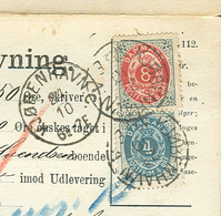 Denmark..POSTOPKRÆVNING. 1888. From The First Mounth 22.10.88. Beuatifull Letter. Scare - Brieven En Documenten