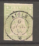 Timbre De 1855 ( Strubel N° 26 C ) - Used Stamps