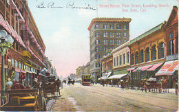 San José  Street Scene - First Street - Looking South , - San Jose