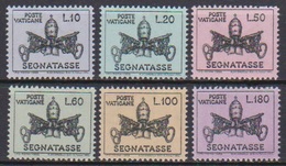 Vatikan 1968  Mi-Nr.19 - 24 ** Postfr. Portomarken ( 4644a) Günstige Versandkosten - Strafport