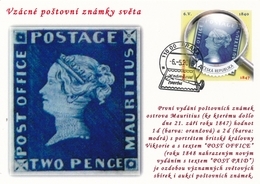 Czech Rep. / My Own Stamps (2018) 0783 CM: The World Of Philately - Rare Postage Stamps: Mauritius (1847) - Storia Postale