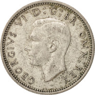 Monnaie, Grande-Bretagne, George VI, 6 Pence, 1943, TTB+, Argent, KM:852 - H. 6 Pence