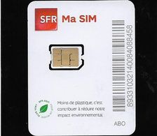 France - SFR - Ma SIM (White Mini Card) - GSM SIM4 Nano, Mint - Sonstige & Ohne Zuordnung