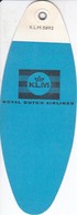 ANTIGUA ETIQUETA DE LA COMPAÑIA AEREA KLM (AVION-PLANE) ROYAL DUTCH AIRLINES - Baggage Etiketten