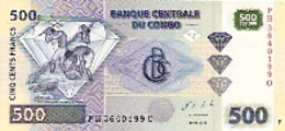 Congo  P-96a  500 Francs  2013  UNC - República Democrática Del Congo & Zaire