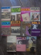 Petit Lot -11 Livres De Emile ZOLA - Paquete De Libros