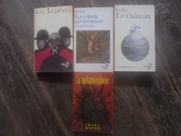 Petit Lot - 4 Livres De Franz KAFKA - Lotti E Stock Libri