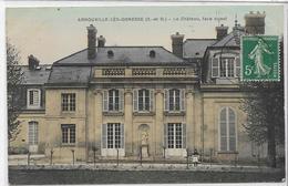 95 ARNOUVILLE-LES-GONESSES . Le Château En Couleur  , Face Ouest , édit :  , Années 10 , état Extra - Arnouville Les Gonesses