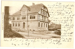 SCHLEUSINGEN Thüringen Wiesenbauschule Technikum Steno Text 15.6.1904 Gelaufen - Schleusingen