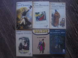 Petit Lot - 6 Livres De Honoré De BALZAC - Paquete De Libros