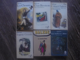 Petit Lot - 6 Livres De Honoré De BALZAC - Lotti E Stock Libri