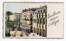 Nouvel An - Bonne Année --carte De Type Mignonnette - Meilleurs Voeux D' Alger (animée ) - Nouvel An