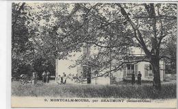 95 MONTCALM-MOURS . VILLA Animée , Pension ,édit : I P M , écrite Années 10 , état Extra - Mours