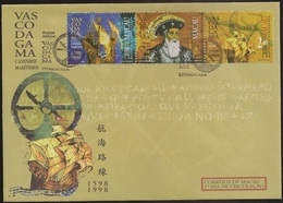 Macau Macao Chine FDC 1998 - Vasco Da Gama Caminho Maritimos 1598 - Anniversary Of Vasco Da Gama's Voyage India MNH/Neuf - FDC