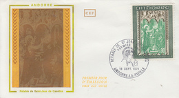 Enveloppe  FDC  1er  Jour    ANDORRE   Rétable  De  SAINT  JEAN  DE  CASELLES   1971 - FDC