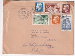 MONACO 1953 LETTRE POUR LINZ - Lettres & Documents