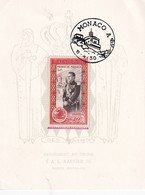 MONACO 1950 CARTE SOUVENIR - Lettres & Documents