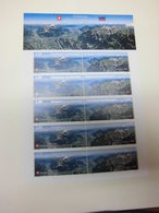 FL Liechtenstein Kleinbogen 90 Jahre Zollvertrag 2013 Berge Postfrisch 1667-1668 - Unused Stamps