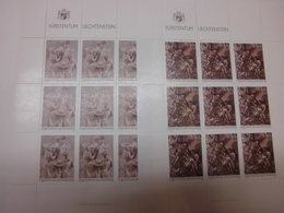 FL Liechtenstein Kleinbogen Fürstliche Schätze Reliefs 2012 Postfrisch 1652-1653 - Unused Stamps