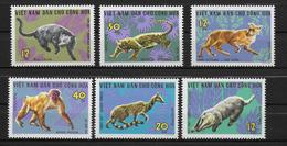 VIET NAM NORD - YVERT N° 535/540 NEUFS - COTE = 19.5 EUR. - ANIMAUX - Vietnam