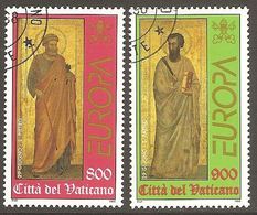 Vatican Vaticano Vatikan 1998 Europa Cept Michel 1242-43 Cancelled Used Oblitéré Gestempelt Oo - 1998