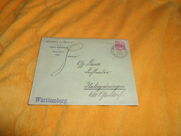 ENVELOPPE + LETTRE  DE 1900. / VICTORIA ZU BERLIN SEKTION WURTTEMBERG UND HOHENZOLLERN. LEBENS VERSICHERUNG. CACHET + TI - Covers & Documents