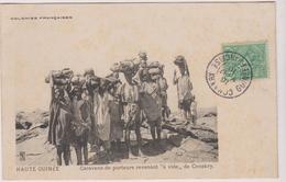 Haute Guinee  Caravane De Porteurs Revenant  A Vide  De Conakry - French Guinea