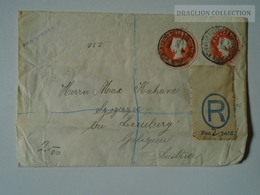 J223.1 UK Registered Letter  1898 To SZCZERZEC Bei Lemberg Galizien - Poland Ukraine -Tooting - Briefe U. Dokumente