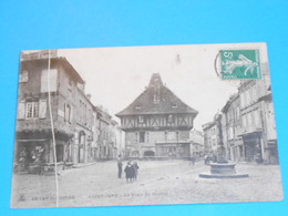 46 ) Saint-céré - La Place Du Marché  - Année 1908 - EDIT : - Saint-Céré